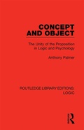 Cover: Concept and Object - Routledge