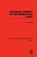 Cover: The Development of Mathematical Logic - Routledge