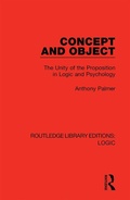 Cover: Concept and Object - Routledge