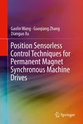 Cover: Position Sensorless Control Techniques for Permanent Magnet Synchronous Machine Drives - Springer