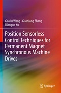 Cover: Position Sensorless Control Techniques for Permanent Magnet Synchronous Machine Drives - Springer