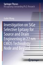 Cover: Investigation on SiGe Selective Epitaxy for Source and Drain Engineering in 22 nm CMOS Technology Node and Beyond - Springer