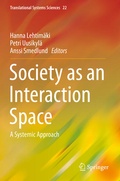 Cover: Society as an Interaction Space - Springer