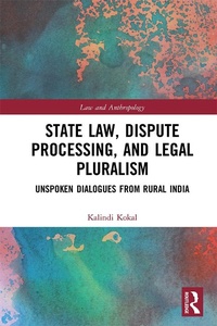 Abbildung von: State Law, Dispute Processing And Legal Pluralism - Routledge