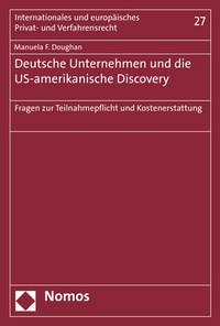 Abbildung von: Deutsche Unternehmen und die US-amerikanische Discovery - Nomos