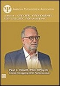 Enlarge image Cover: Clients Struggling With Perfectionism - American Psychological Association