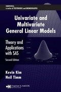 Cover: Univariate and Multivariate General Linear Models - Chapman & Hall/CRC