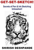 Cover: Get-Set-Sketch! (Pen, Ink and Watercolor Sketching) - Shirish D