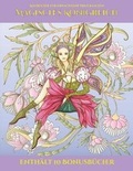 Cover: Malbuecher fuer Erwachsene Drucksachen (Magisches Koenigreich) - Farbtherapie