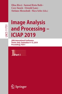 Enlarge image Cover: Image Analysis and Processing - ICIAP 2019 - Springer