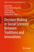 Cover: Decision Making in Social Sciences: Between Traditions and Innovations - Springer