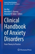 Cover: Clinical Handbook of Anxiety Disorders - Humana