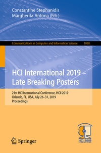 Abbildung von: HCI International 2019 - Late Breaking Posters - Springer