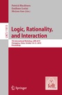 Cover: Logic, Rationality, and Interaction - Springer