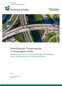 Abbildung von: Entwicklung der Transportpreise im Strassengüterverkehr - Cuvillier Verlag