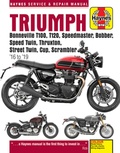 Cover: Triumph Bonneville T100, T120, Speedmaster, Bobber, Speed Twin, Thruxton, Street Twin, Cup, Scrambler (16 to 19) - J H Haynes & Co Ltd