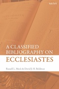 Cover: A Classified Bibliography on Ecclesiastes - T.& T.Clark Ltd