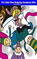 Cover: Five Little Elves Wrapping Christmas Gifts - David Blanchard