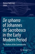 Cover: De sphaera of Johannes de Sacrobosco in the Early Modern Period - Springer
