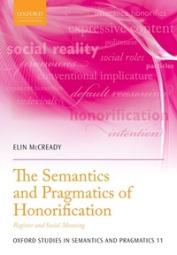 Abbildung von: The Semantics and Pragmatics of Honorification - OUP eBook