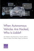 Cover: When Autonomous Vehicles Are Hacked, Who Is Liable? - RAND