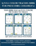Cover: Art and Craft ideas with Paper (A full color tracing book for preschool children 2) - Activity Books for Toddlers