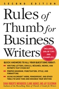Cover: Rules of Thumb for Business Writers - McGraw-Hill Education