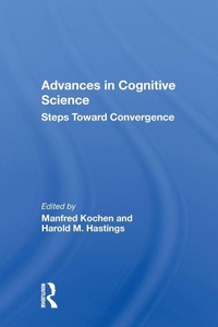 Enlarge image Cover: Advances in Cognitive Science - CRC Press