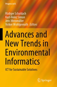 Enlarge image Cover: Advances and New Trends in Environmental Informatics - Springer
