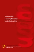 Cover: Sondergebiete des Lauterkeitsrechts - Hagener Wissenschaftsverlag
