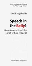 Cover: Speech in the Belly? - K&ouml;nigshausen & Neumann