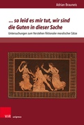 Cover: ... so leid es mir tut, wir sind die Guten in dieser Sache - Brill Deutschland