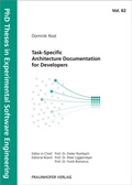 Cover: Task-Specific Architecture Documentation for Developers - Fraunhofer Verlag