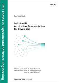Enlarge image Cover: Task-Specific Architecture Documentation for Developers - Fraunhofer Verlag