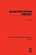 Cover: Quantification Theory - Routledge