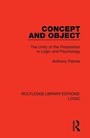 Cover: Concept and Object - Routledge