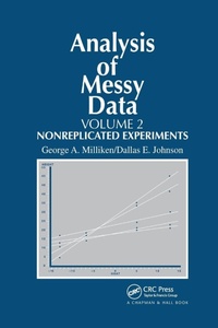 Enlarge image Cover: Analysis of Messy Data, Volume II - Chapman & Hall/CRC