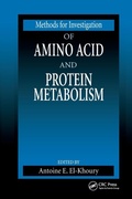 Cover: Methods for Investigation of Amino Acid and Protein Metabolism - CRC Press