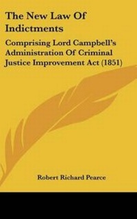 Abbildung von: The New Law Of Indictments - Kessinger Publishing Co