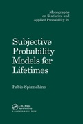 Cover: Subjective Probability Models for Lifetimes - Chapman & Hall/CRC