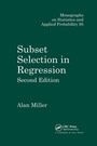 Cover: Subset Selection in Regression - Chapman & Hall/CRC
