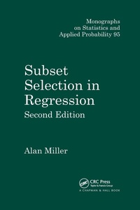 Enlarge image Cover: Subset Selection in Regression - Chapman & Hall/CRC