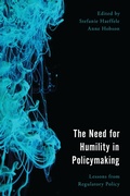 Cover: The Need for Humility in Policymaking - Rowman & Littlefield Publishers