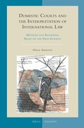 Cover: Domestic Courts and the Interpretation of International Law - Martinus Nijhoff