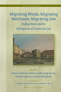 Enlarge image Cover: Migrating Words, Migrating Merchants, Migrating Law - Martinus Nijhoff