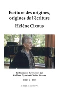 Cover: Ecriture des origines, origines de l'ecriture. Helene Cixous - Brill