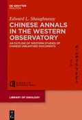 Cover: Chinese Annals in the Western Observatory - De Gruyter Mouton
