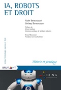 Cover: IA, robots et droit - Bruylant
