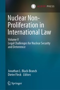 Cover: Nuclear Non-Proliferation in International Law - Volume V - T.M.C. Asser Press
