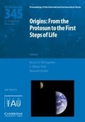 Cover: Origins: From the Protosun to the First Steps of Life (IAU S345) - Cambridge University Press